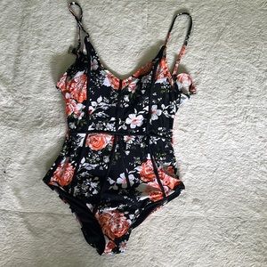Large one piece bathing suit
